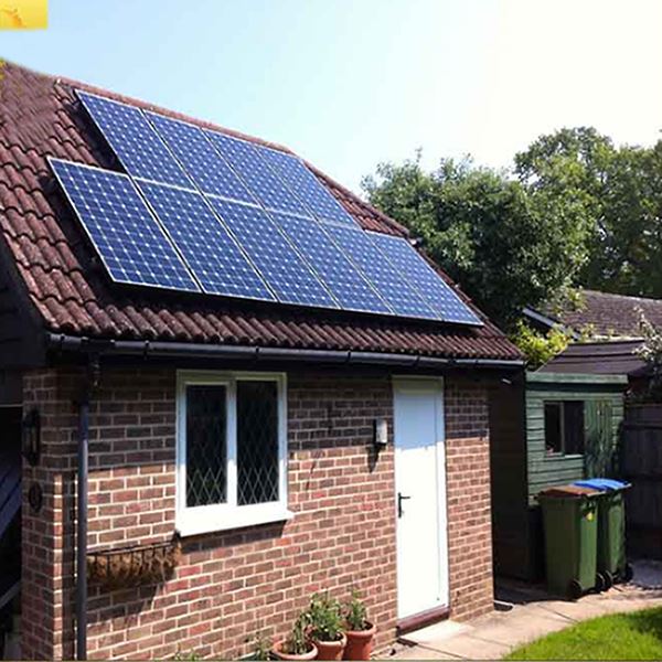 Generación de unidades de paneles solares de 5kw