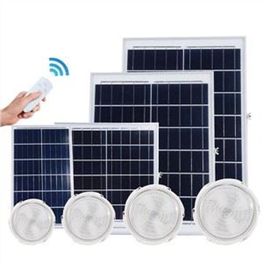 Lámpara de techo LED solar para interiores y exteriores súper brillante