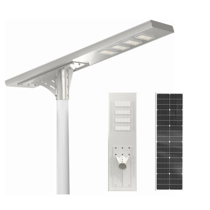 Farola LED solar todo en uno